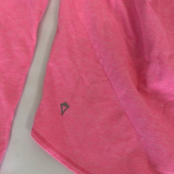 Ivivva Girls Top 10 Pink Long Sleeve Tee Sporty Stretchy Athleisure Basic - Picture 4 of 4